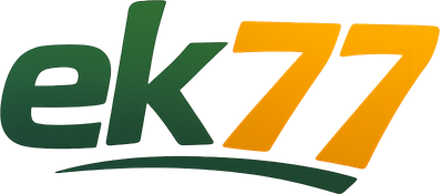 ek77 neon logo for homepage navigation